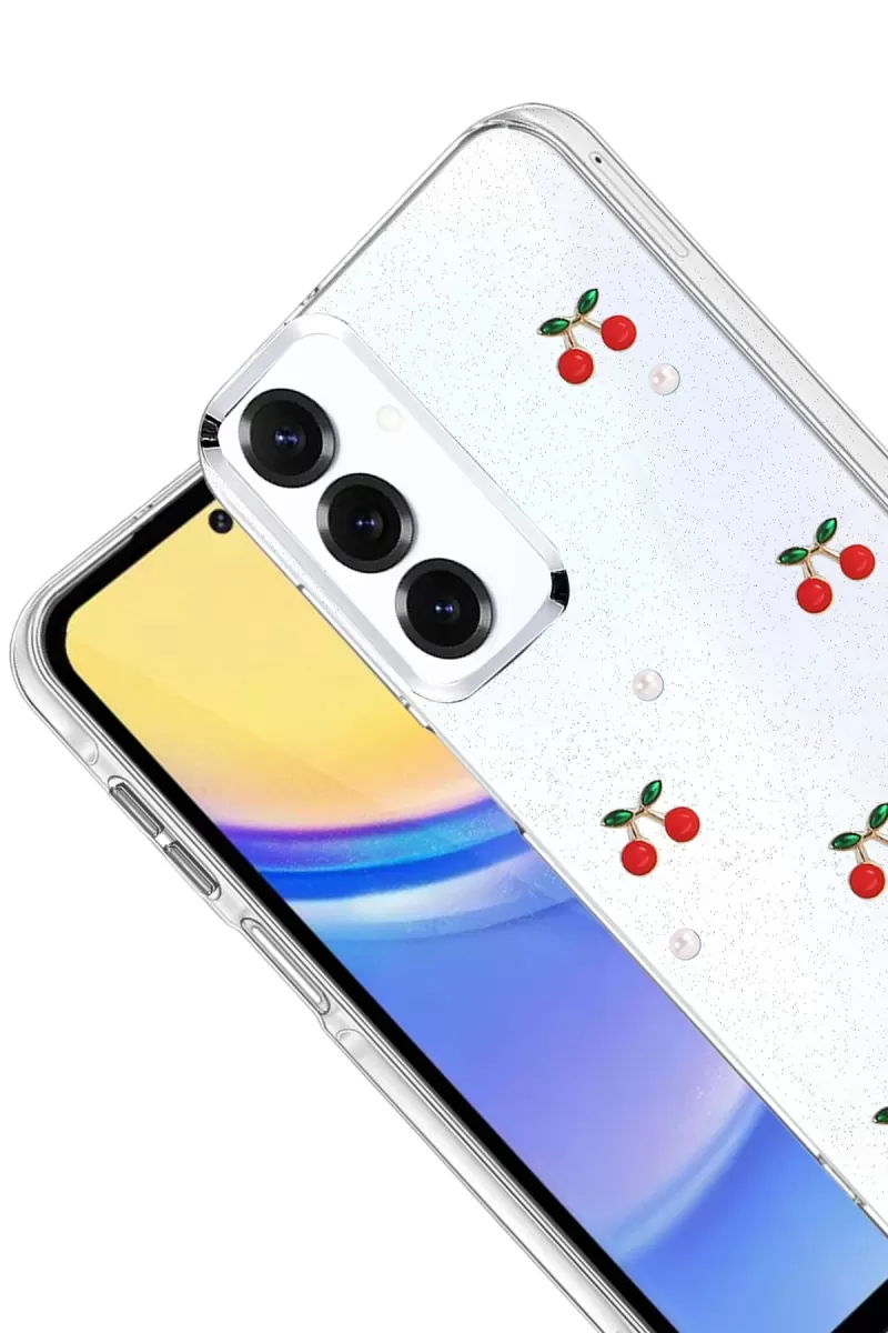 Newface Samsung Galaxy S25 Fiyonk Desenli Kapak - Desen 9