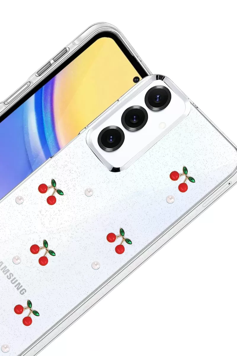 Newface Samsung Galaxy S25 Fiyonk Desenli Kapak - Desen 9