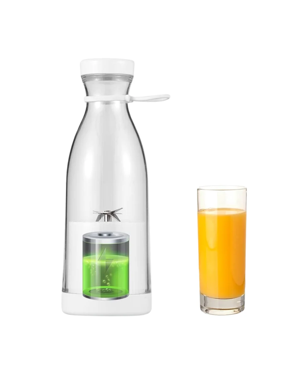 Mini Smoothie Blender USB Şarjlı 380 ml Taşınabilir ve Hafif Tasarım