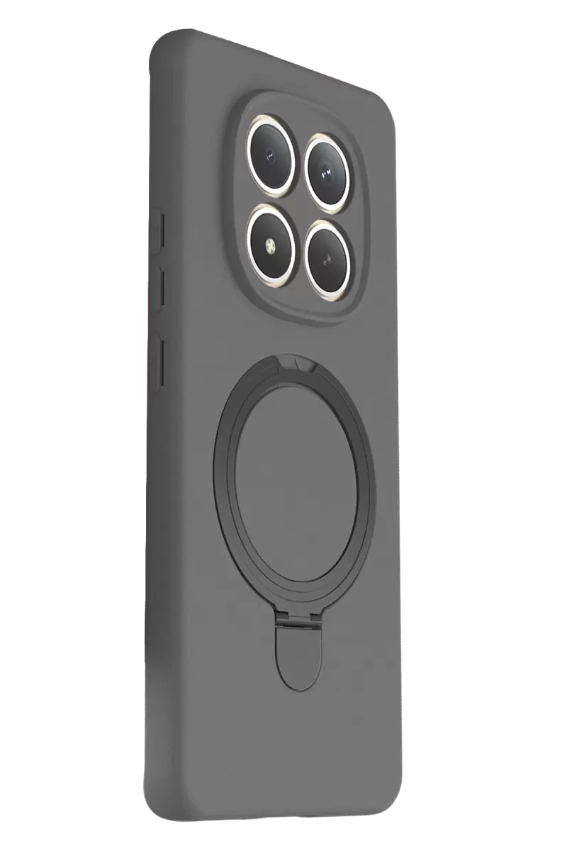 Newface Xiaomi Redmi Note 15 Pro 5G Regal Magsafe Standlı Kapak - Titan Gri