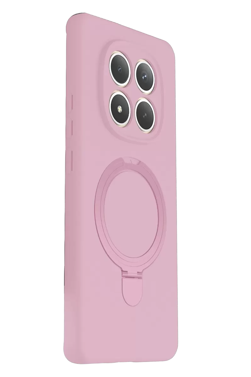 Newface Xiaomi Redmi Note 15 Pro 4G Regal Magsafe Standlı Kapak - Açık Pembe