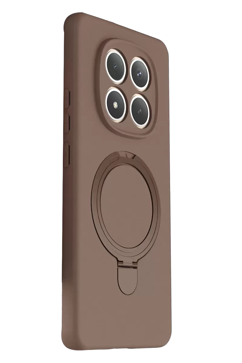 Newface Xiaomi Redmi Note 15 Pro 4G Regal Magsafe Standlı Kapak - Çöl Titanyum