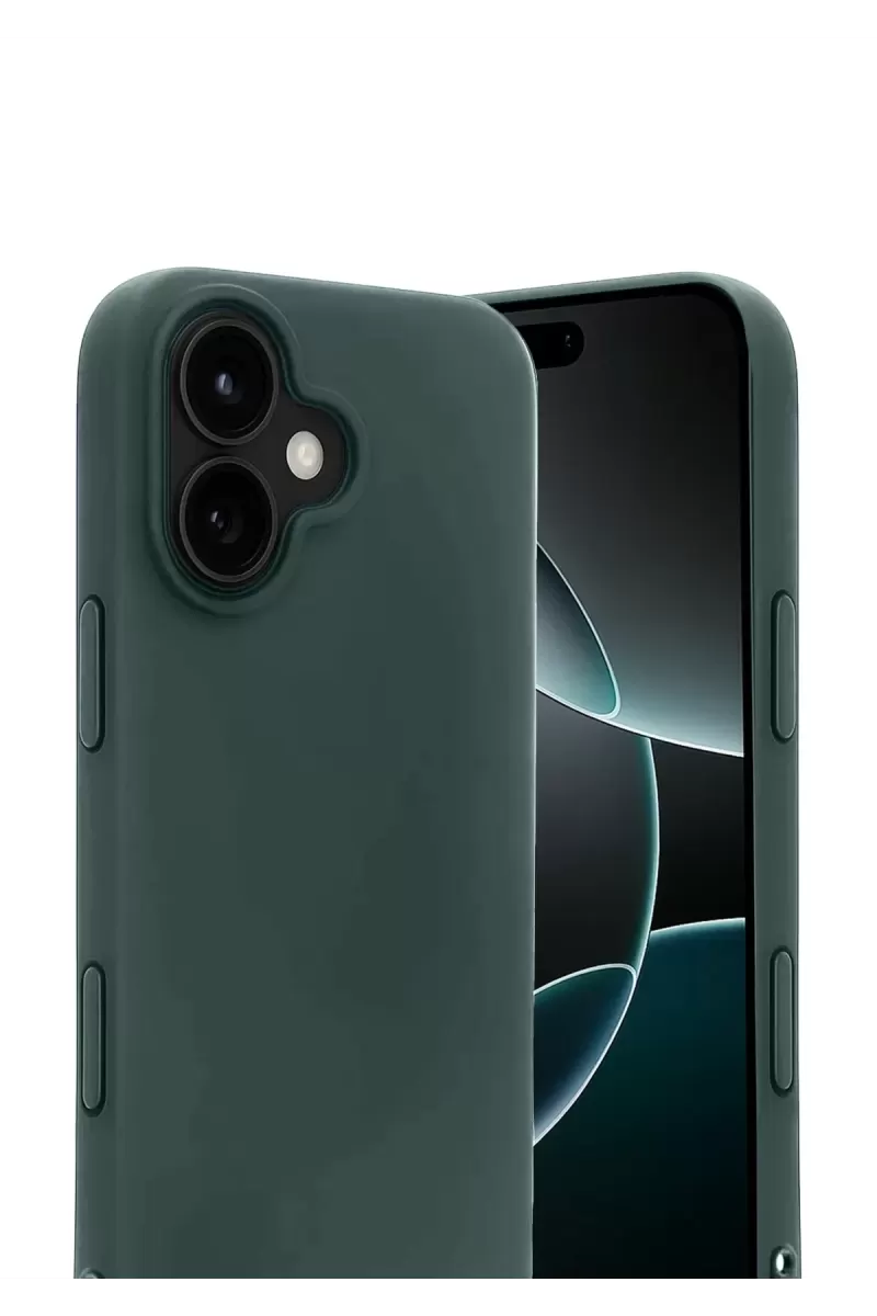 Newface Apple iPhone 17 First Silikon - Koyu Yeşil