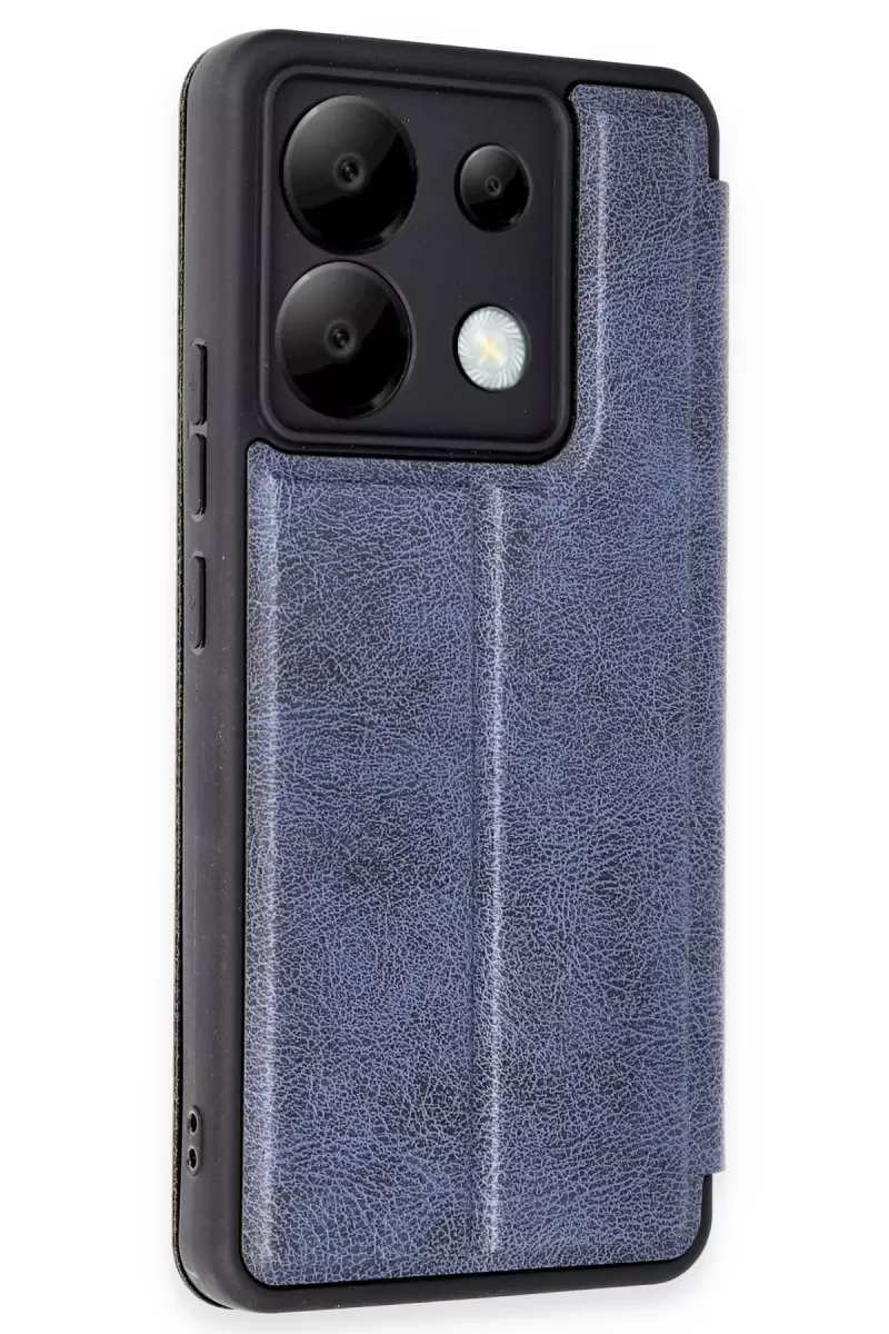 Newface Xiaomi Redmi Note 13 Pro 5G Kılıf Flip Cover - Lacivert
