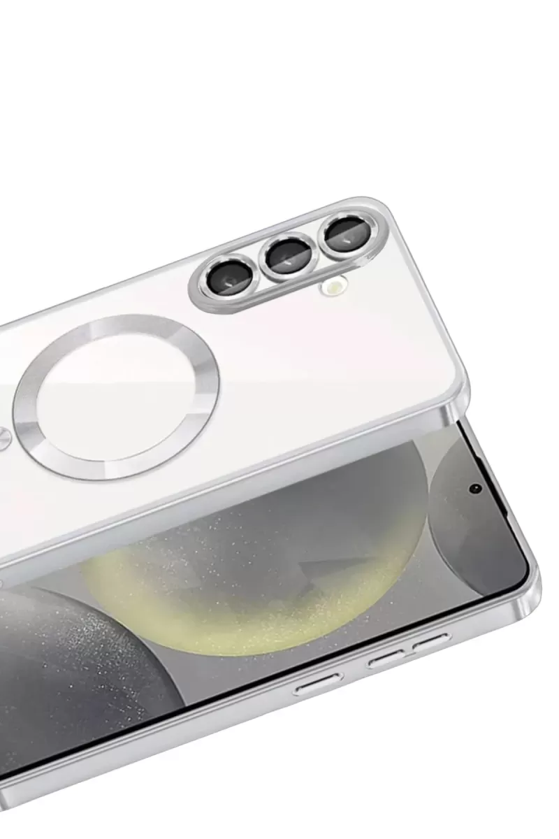 Newface Samsung Galaxy A37 5G Kross Magneticsafe Kapak - Gümüş