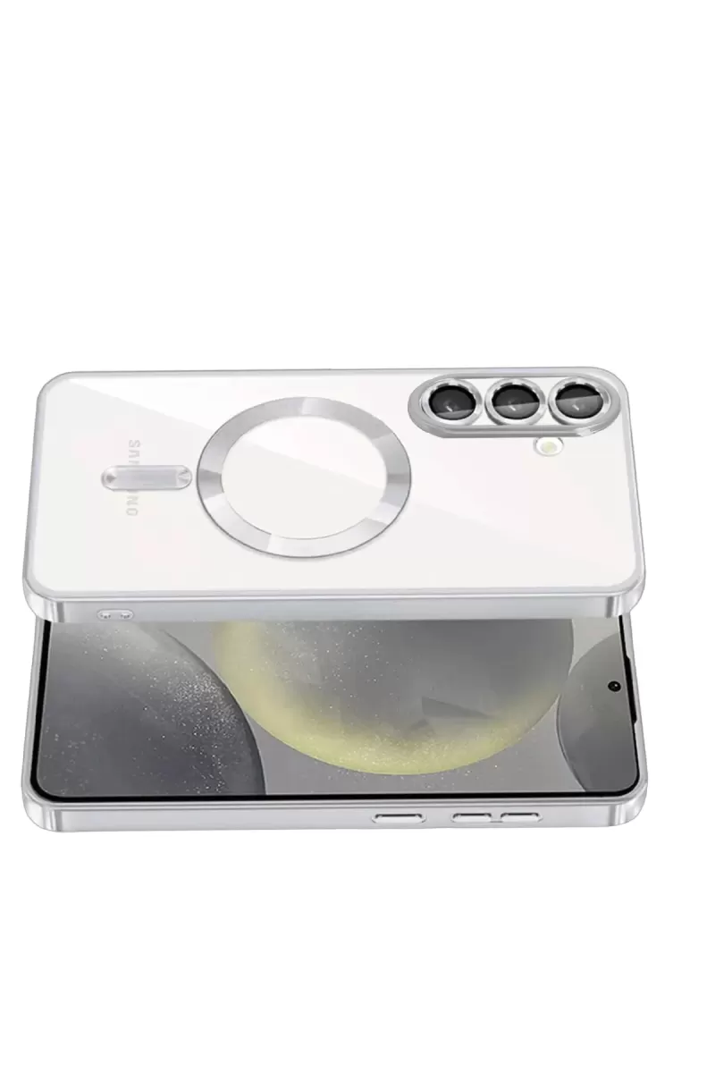 Newface Samsung Galaxy A37 5G Kross Magneticsafe Kapak - Gümüş