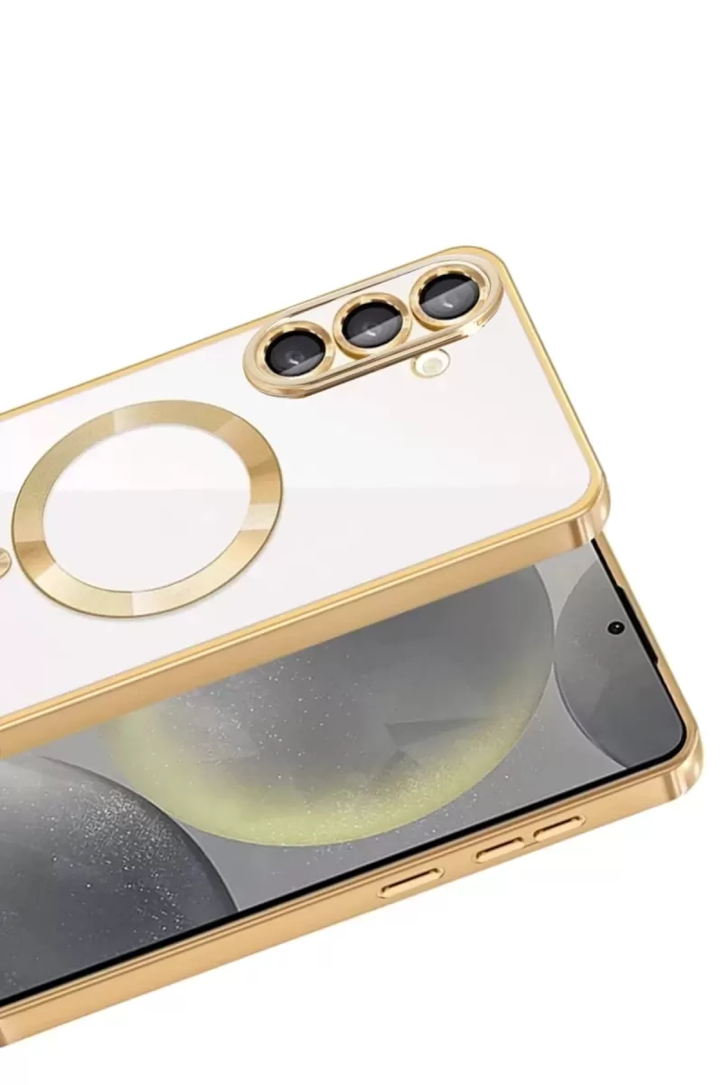 Newface Samsung Galaxy A57 5G Kross Magneticsafe Kapak - Gold