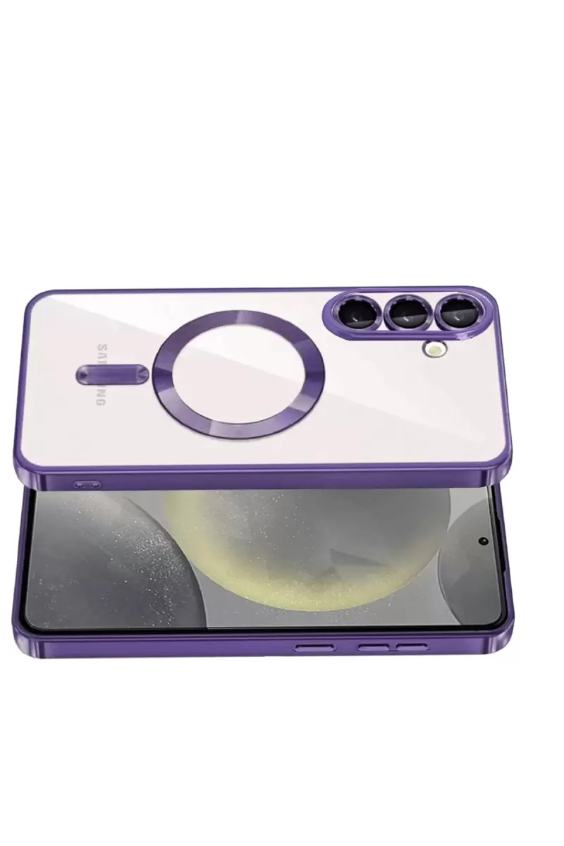 Newface Samsung Galaxy A57 5G Kross Magneticsafe Kapak - Mor