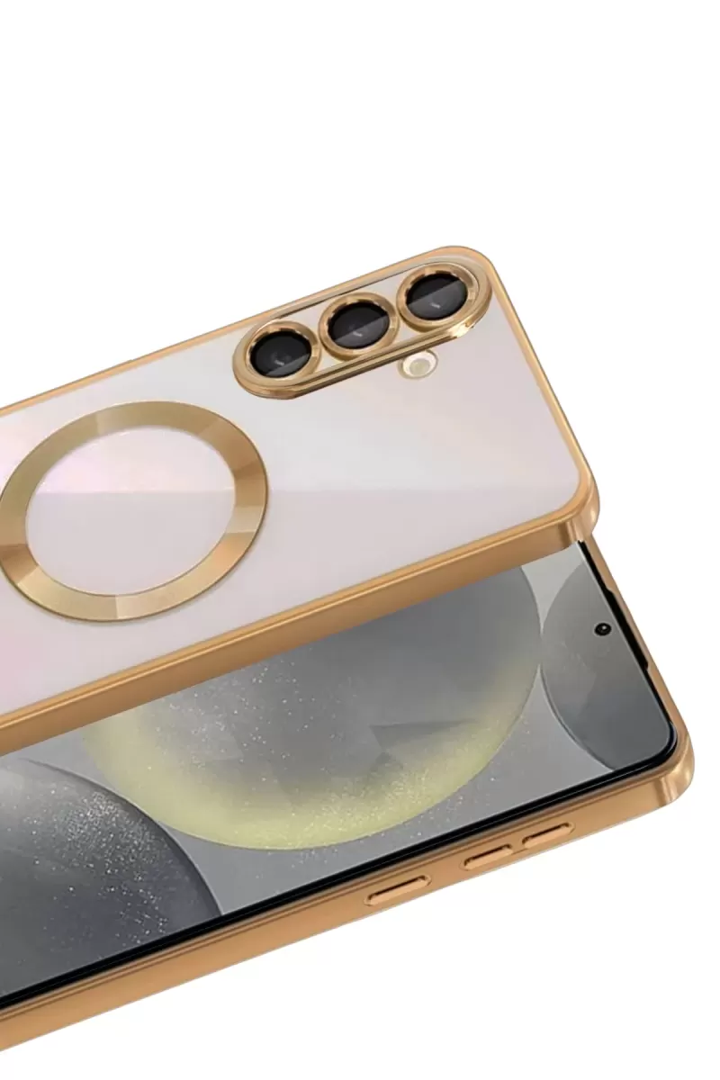 Newface Samsung Galaxy A57 5G Kross Magneticsafe Kapak - Çöl Titanyum