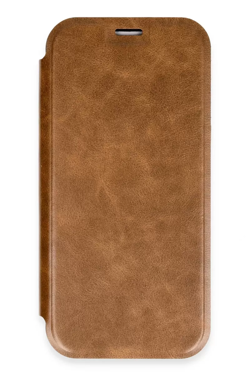Newface Apple iPhone 16 Pro Max Kılıf Flip Cover - Taba