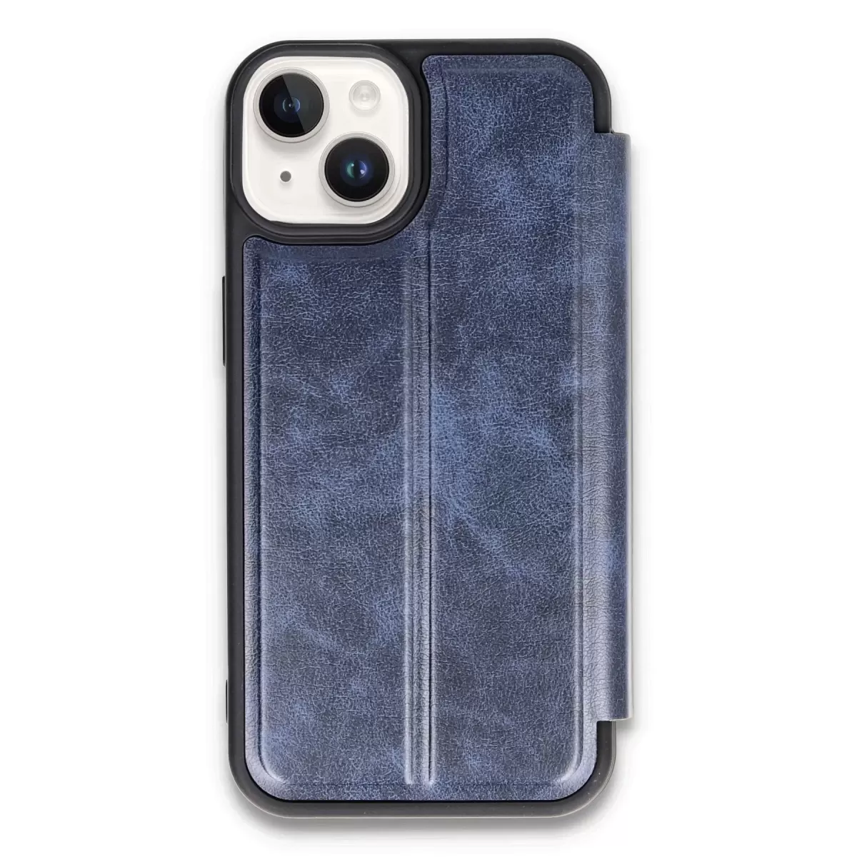 Newface Apple iPhone 14 Kılıf Flip Cover - Lacivert