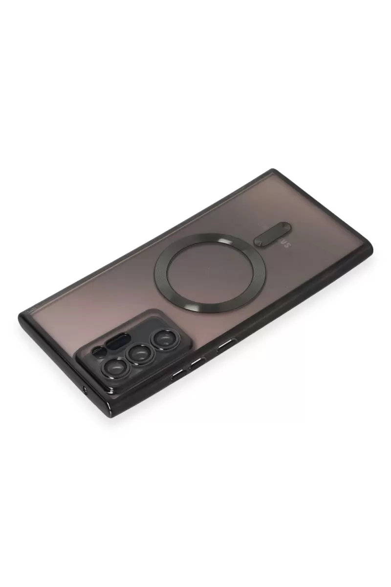 Newface Samsung Galaxy Note 20 Ultra Kılıf Kross Magneticsafe Kapak - Siyah