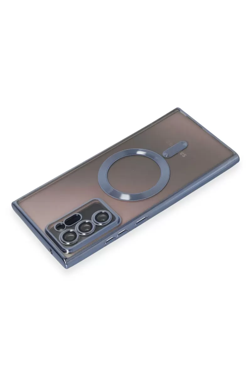 Newface Samsung Galaxy Note 20 Ultra Kılıf Kross Magneticsafe Kapak - Sierra Blue