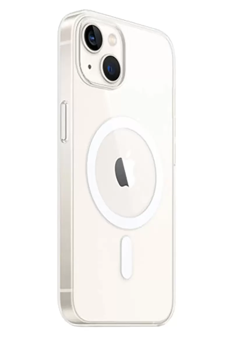 Newface Apple iPhone 15 Plus Kılıf Pc Real Magsafe Kapak - Şeffaf