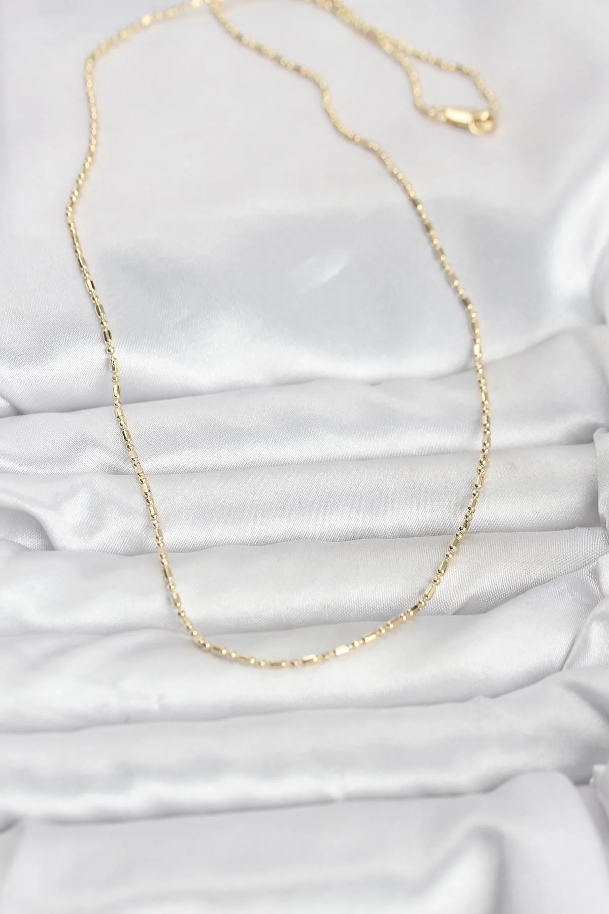 CM 14K Gold Renk Zincirli 60 cm Kadın Kolye