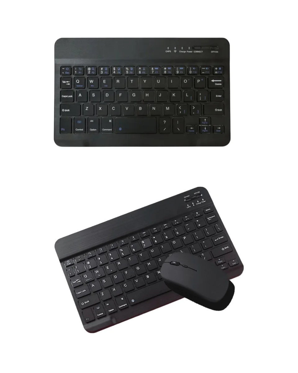 Kablosuz Klavye ve Mouse Kombosu Bluetooth Uyumlu Sessiz Set