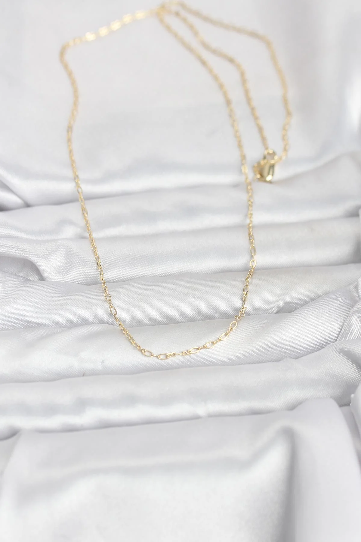 CM 14K Gold Renk 60 cm Zincirli Kadın Kolye