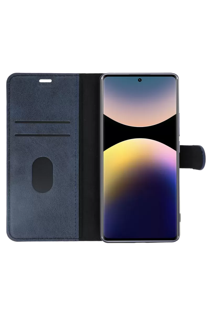 Newface Xiaomi Redmi Note 14 Pro 4G Kılıf Trend S Plus Kapaklı Kılıf - Kırmızı