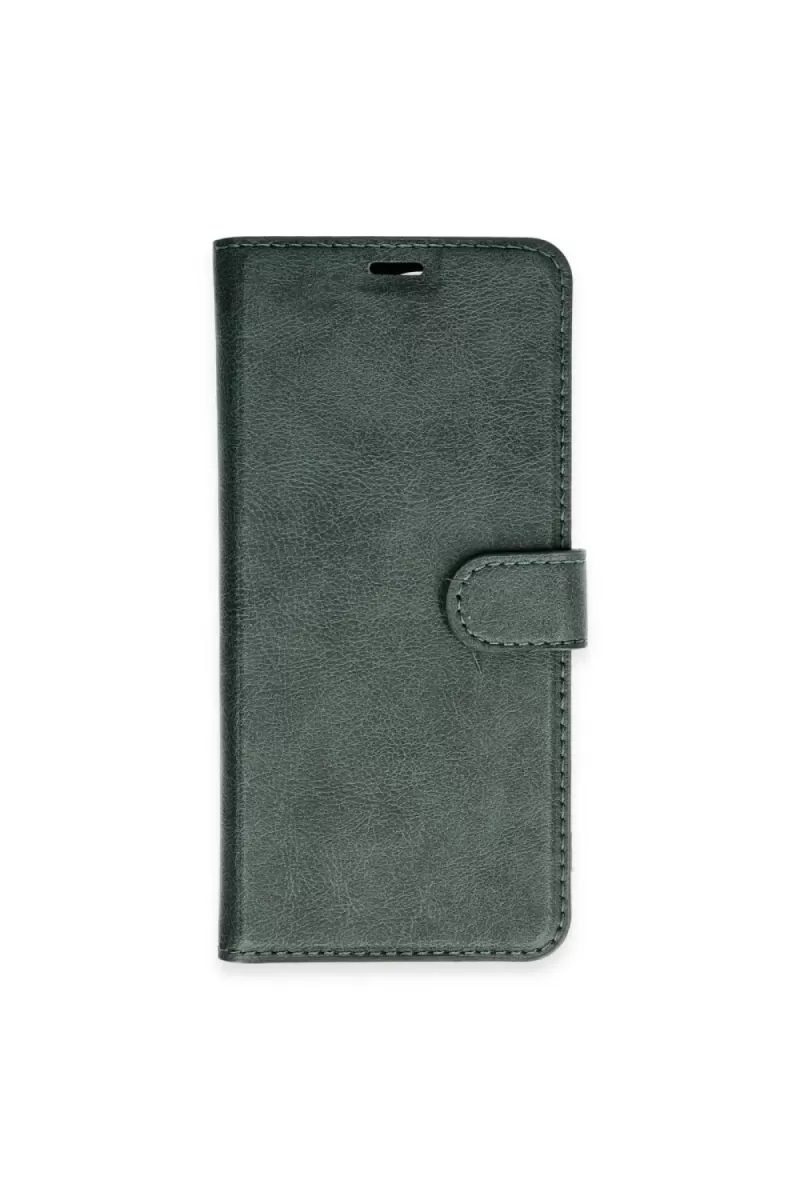 Newface Xiaomi Redmi 14C Kılıf Trend S Plus Kapaklı Kılıf - Yeşil
