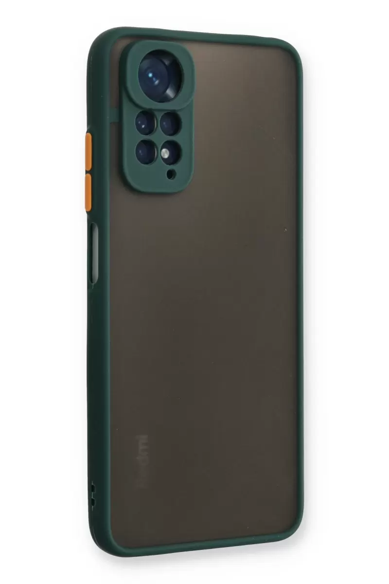 Newface Xiaomi Redmi Note 11 Pro Kılıf Montreal Silikon Kapak - Yeşil