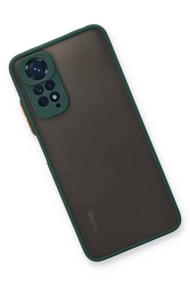 Newface Xiaomi Redmi Note 11 Pro Kılıf Montreal Silikon Kapak - Yeşil