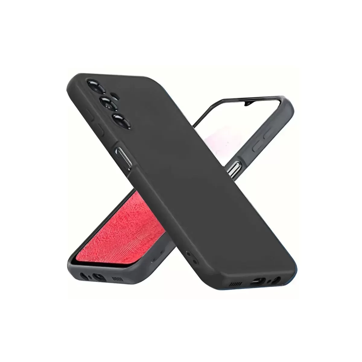 Newface Samsung Galaxy A34 5G Kılıf First Silikon - Siyah