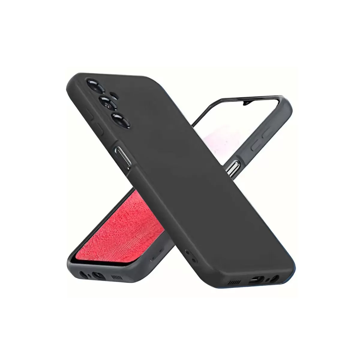 Newface Samsung Galaxy A34 5G Kılıf First Silikon - Siyah