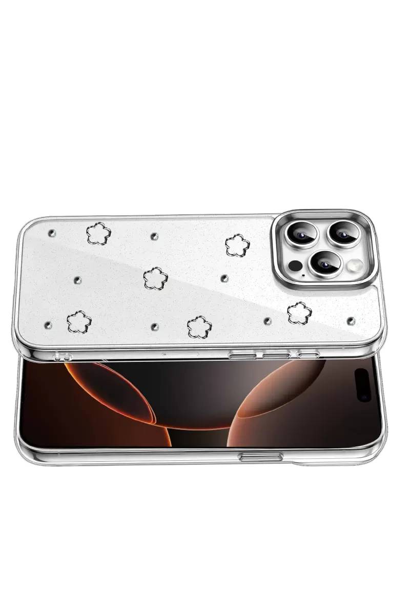 Newface Apple iPhone 15 Pro Max Fiyonk Desenli Kapak - Desen 2