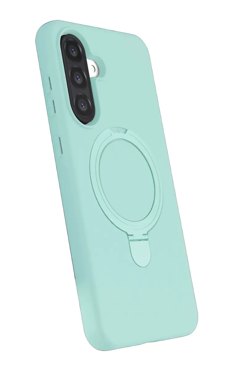 Newface Samsung Galaxy A36 Regal Magsafe Standlı Kapak - Su Yeşili