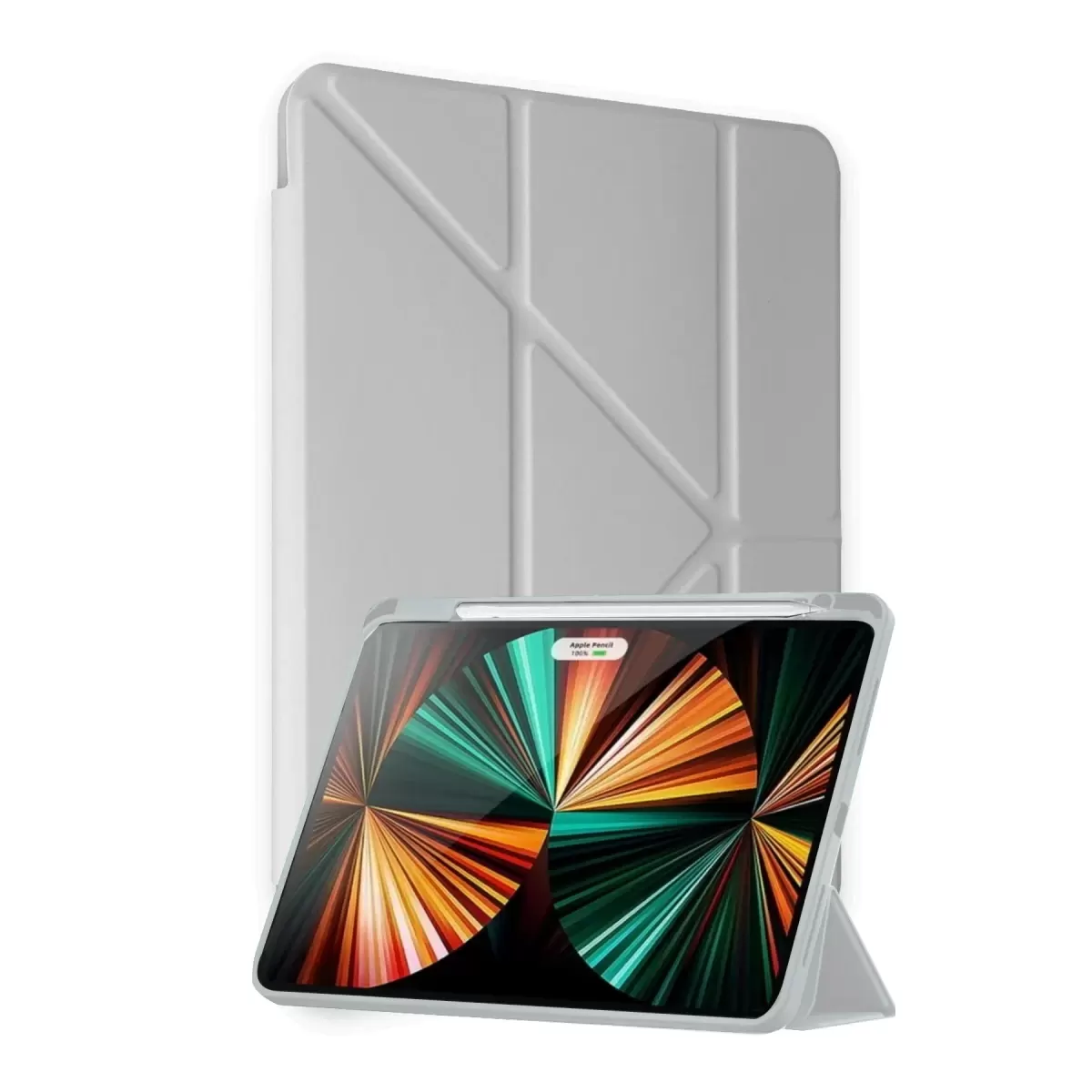 Newface Huawei Honor Pad X9A Kalemlikli Mars Tablet Kılıfı - Gri