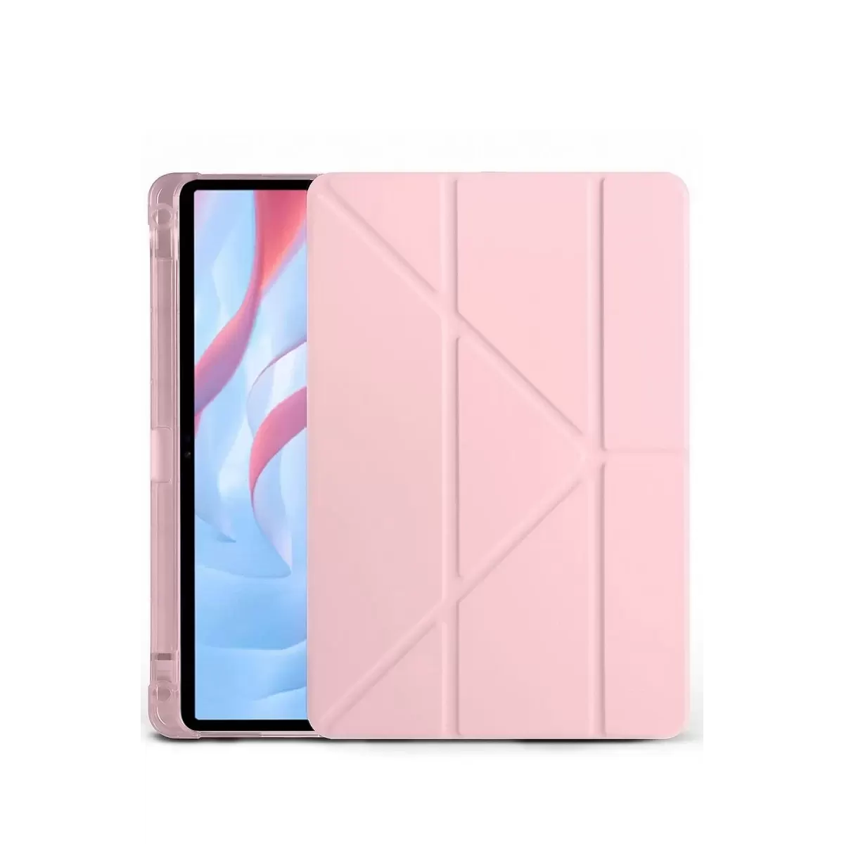 Newface Huawei Honor Pad X9A Kalemlikli Mars Tablet Kılıfı - Rose Gold