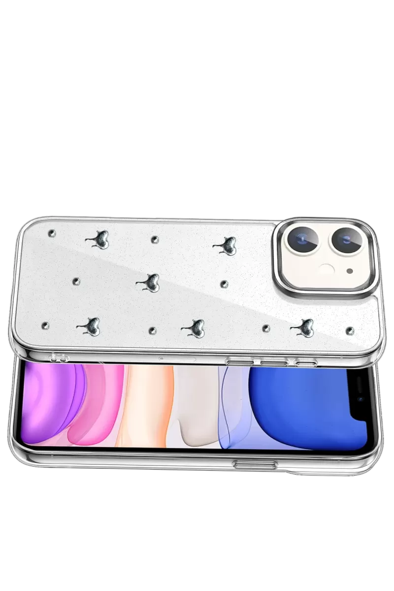 Newface Apple iPhone 11 Fiyonk Desenli Kapak - Desen 1
