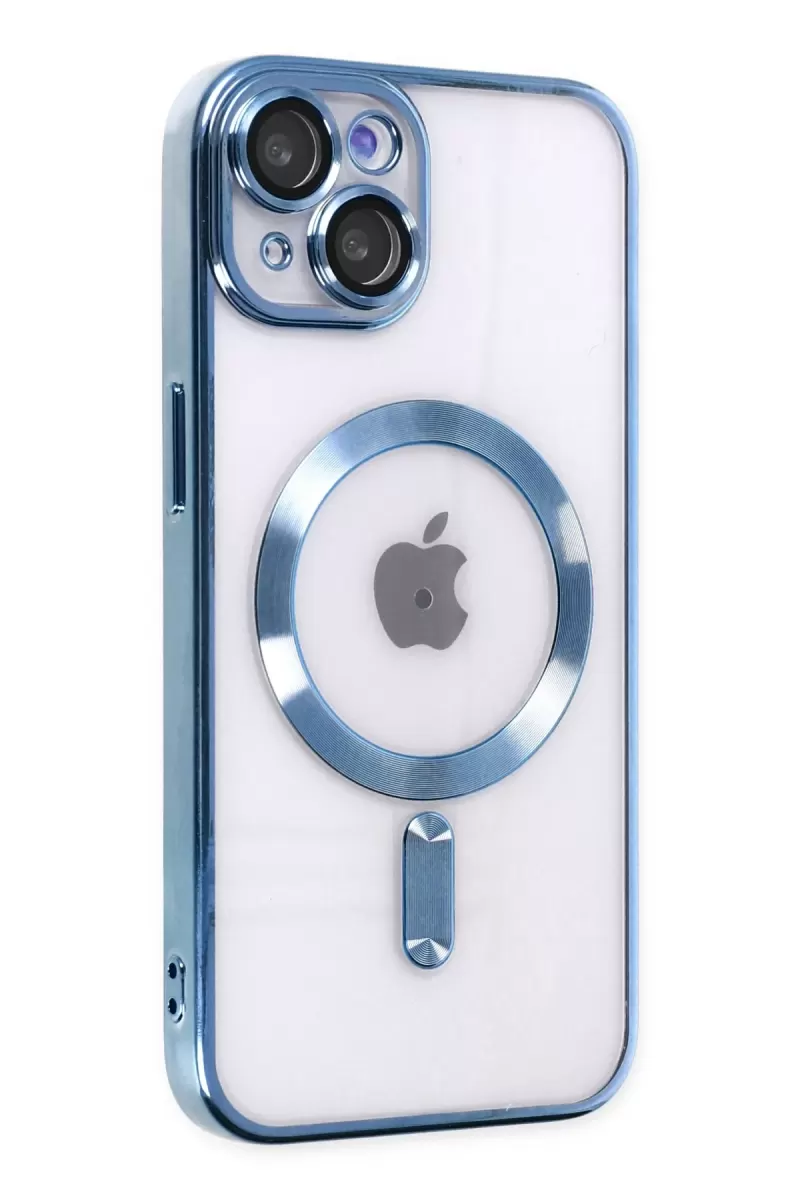 Newface Apple iPhone 14 Plus Kılıf Kross Magneticsafe Kapak - Sierra Blue