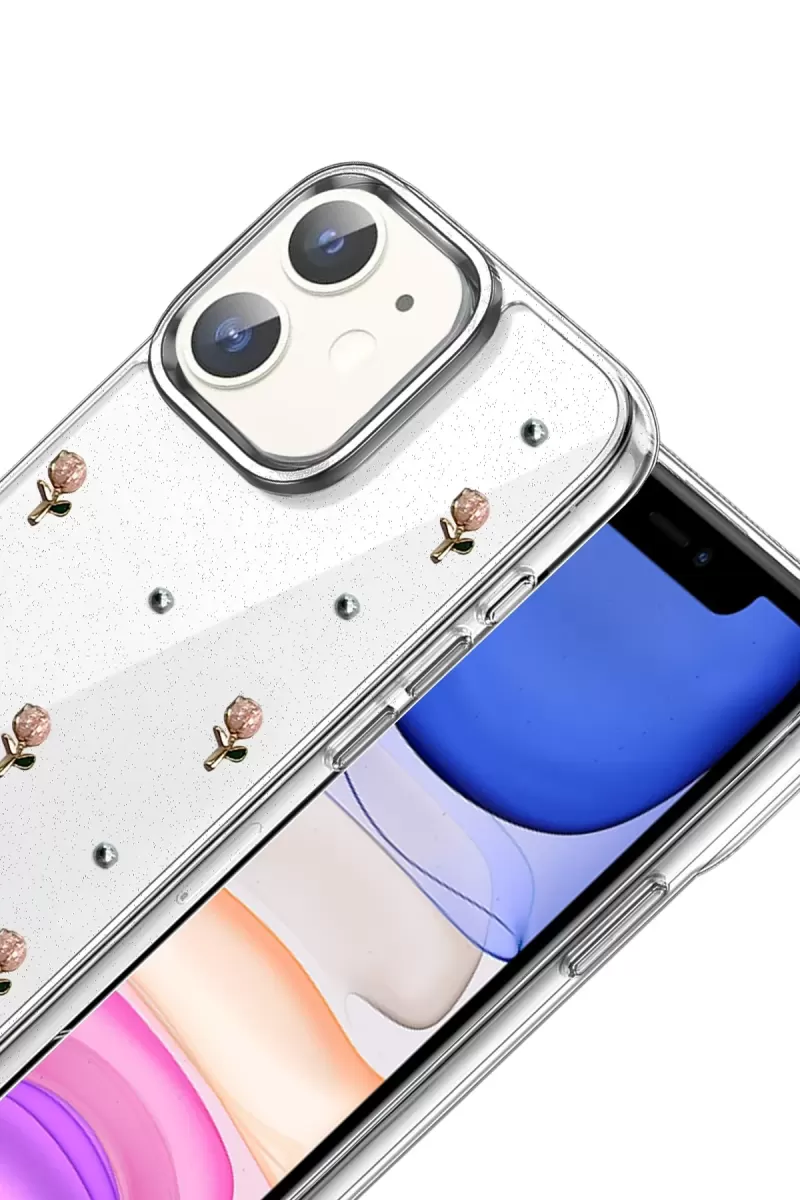 Newface Apple iPhone 11 Fiyonk Desenli Kapak - Desen 6