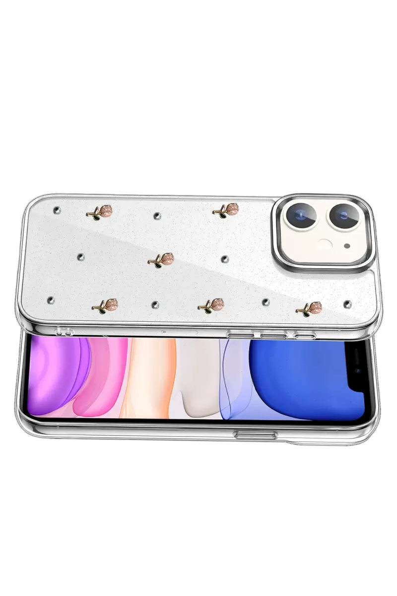 Newface Apple iPhone 11 Fiyonk Desenli Kapak - Desen 6