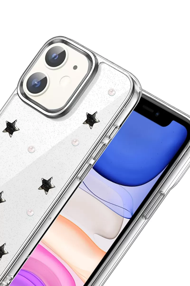 Newface Apple iPhone 11 Fiyonk Desenli Kapak - Desen 7