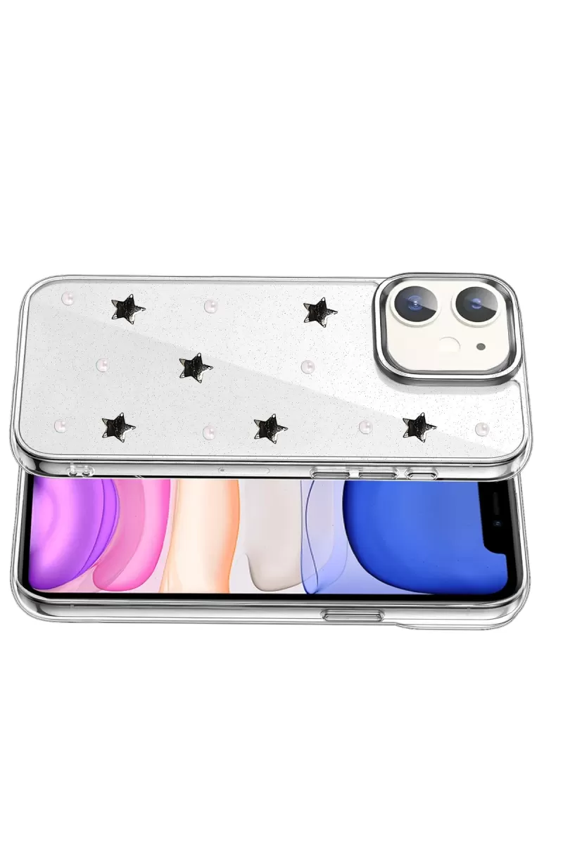 Newface Apple iPhone 11 Fiyonk Desenli Kapak - Desen 7