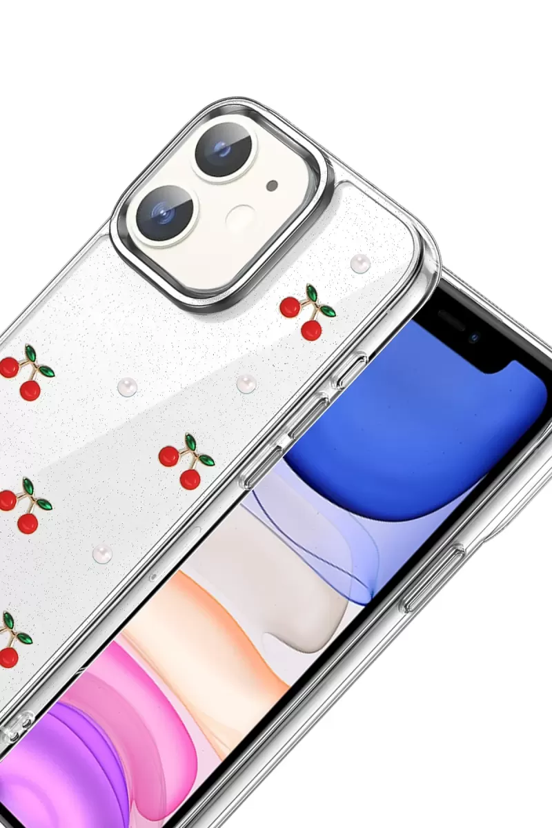 Newface Apple iPhone 11 Fiyonk Desenli Kapak - Desen 9