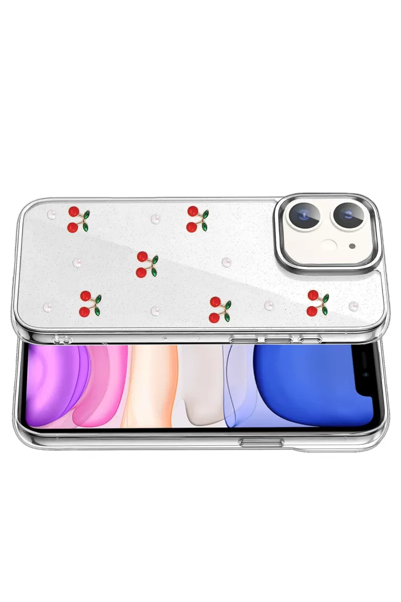 Newface Apple iPhone 11 Fiyonk Desenli Kapak - Desen 9