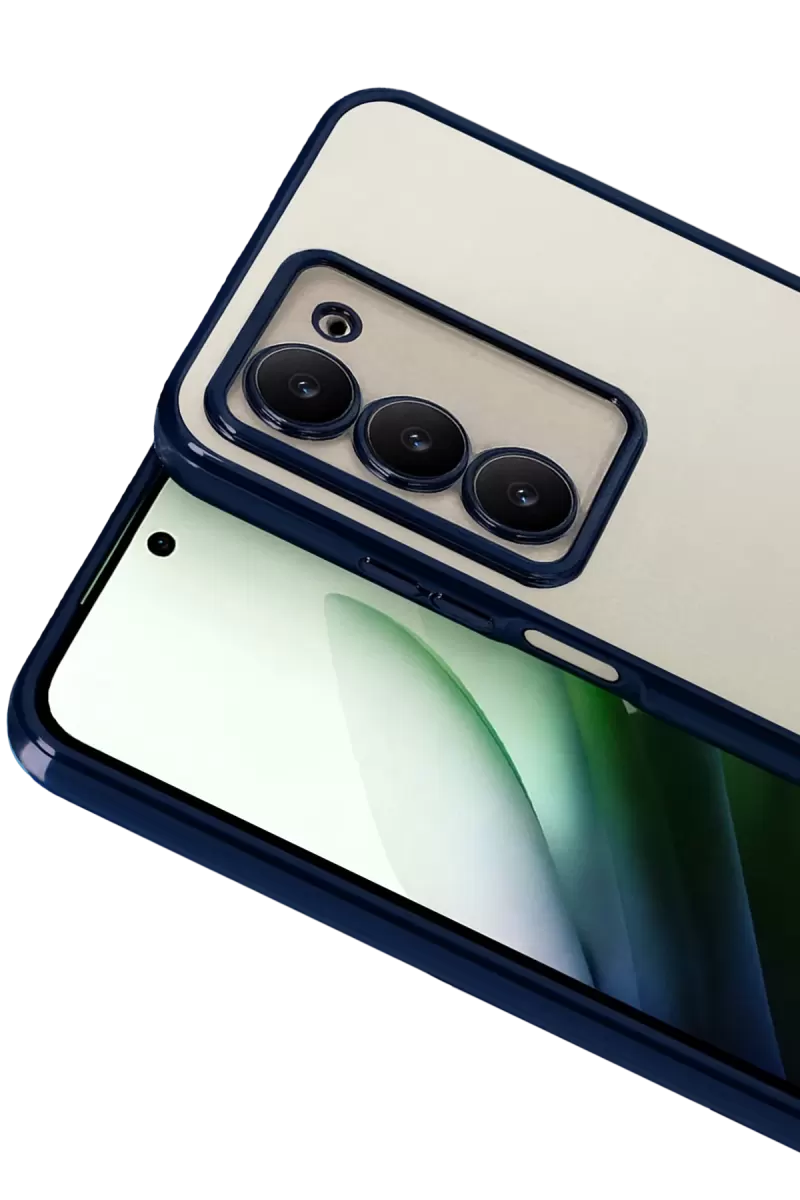 Newface Xiaomi Redmi 15 4G Razer Lensli Silikon - Lacivert