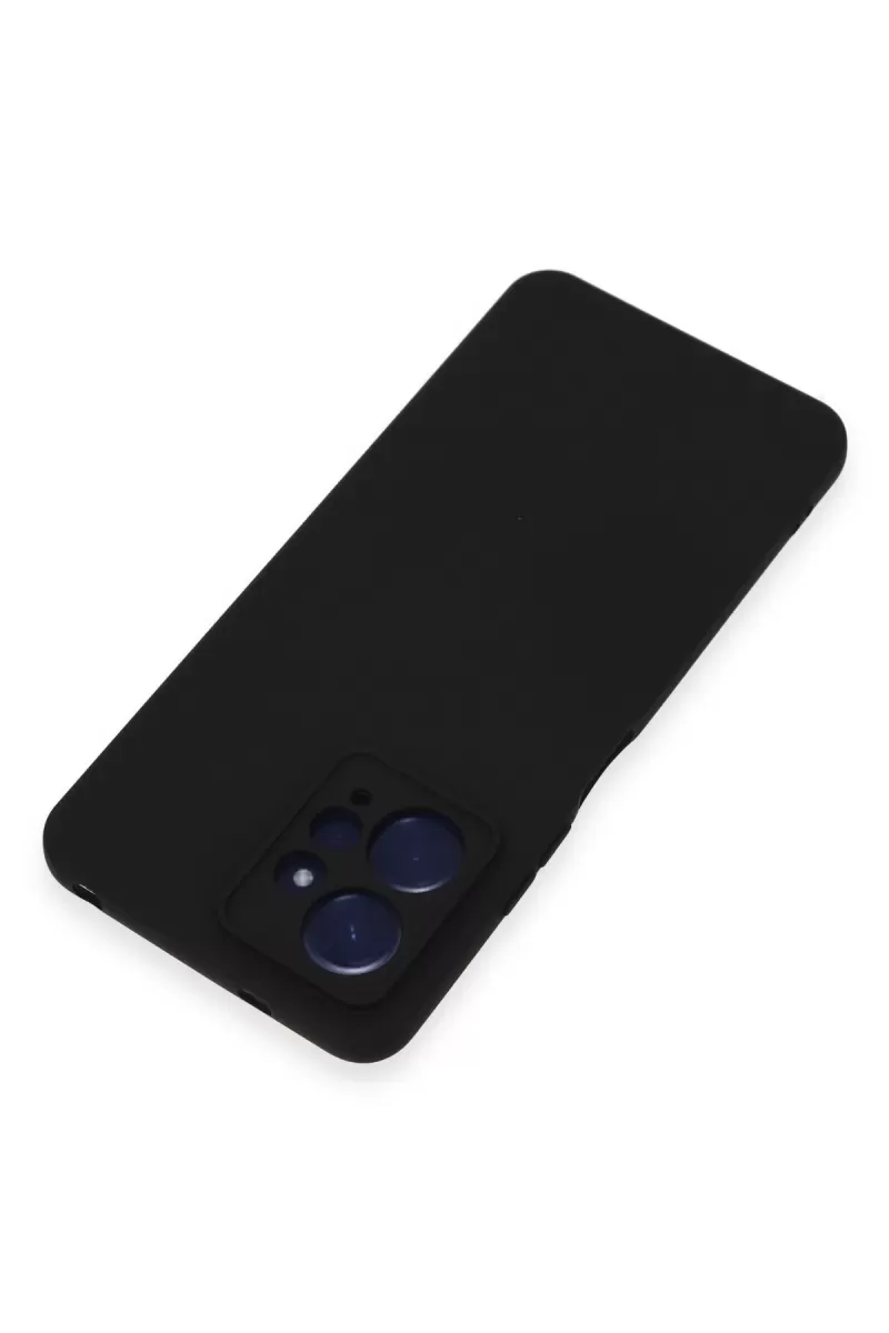 Newface Xiaomi Redmi Note 12 4G Kılıf Nano içi Kadife Silikon - Siyah