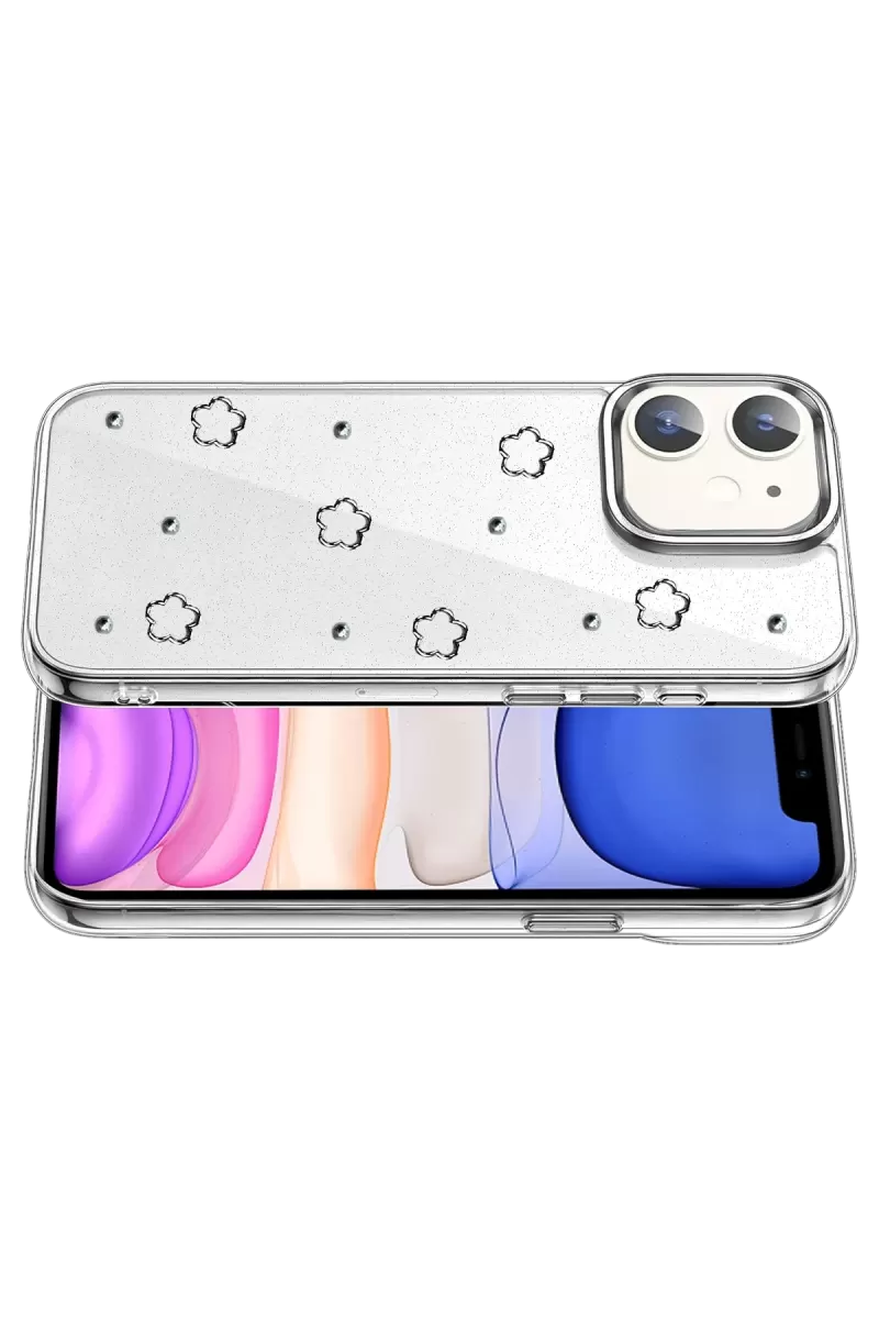 Newface Apple iPhone 12 Fiyonk Desenli Kapak - Desen 2