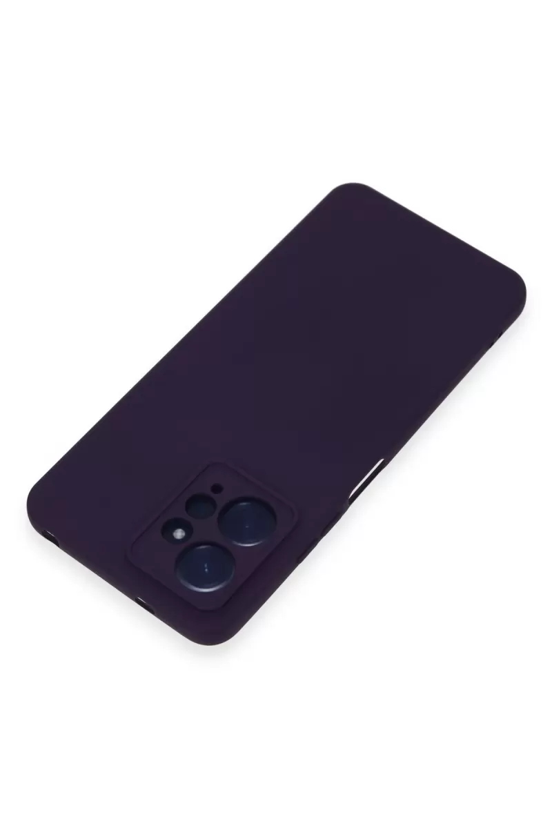 Newface Xiaomi Redmi Note 12 4G Kılıf Nano içi Kadife Silikon - Mor