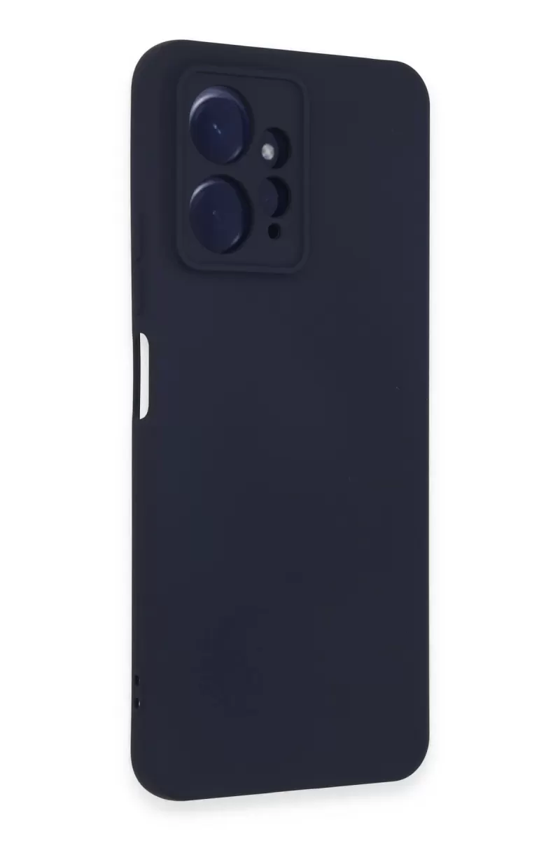 Newface Xiaomi Redmi Note 12 4G Kılıf Nano içi Kadife Silikon - Lacivert