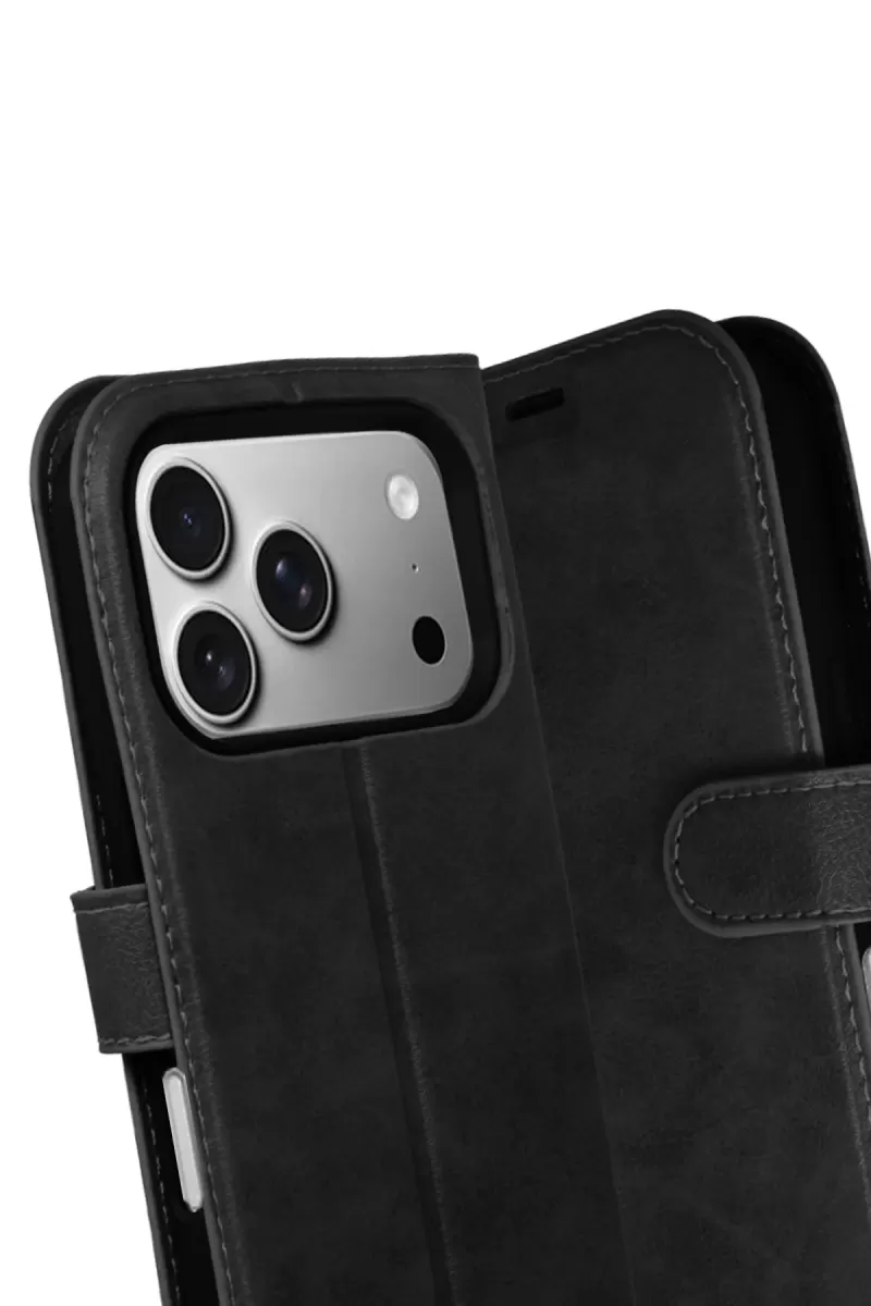 Newface Apple iPhone 17 Pro Trend S Plus Kapaklı Kılıf - Siyah