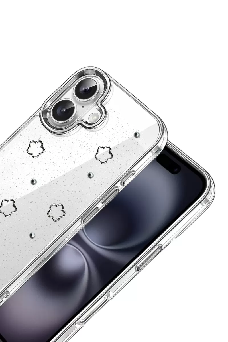 Newface Apple iPhone 16 Fiyonk Desenli Kapak - Desen 2
