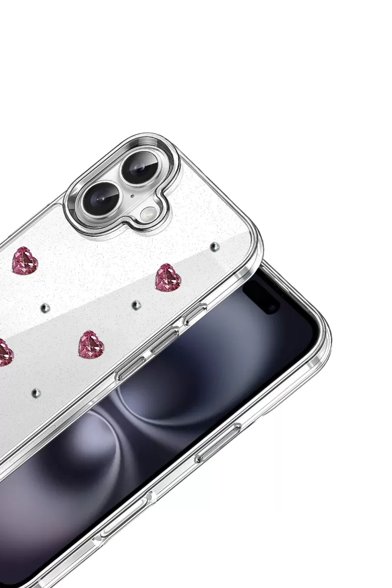 Newface Apple iPhone 16 Fiyonk Desenli Kapak - Desen 3