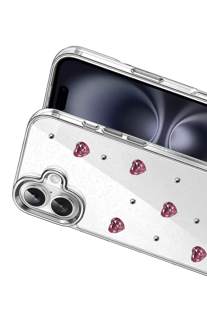Newface Apple iPhone 16 Fiyonk Desenli Kapak - Desen 3