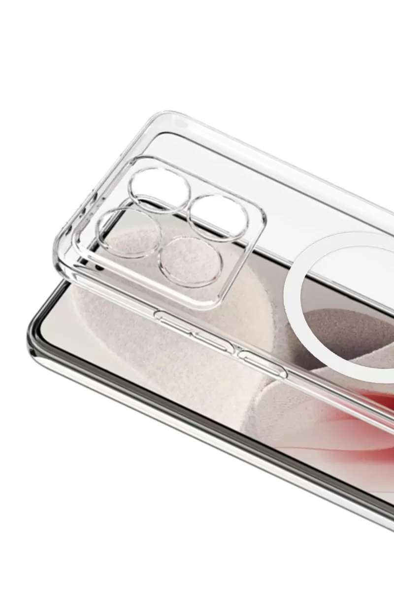 Newface Xiaomi Mi 14T Pro Combo Sert Şeffaf Magsafe Kapak - Şeffaf
