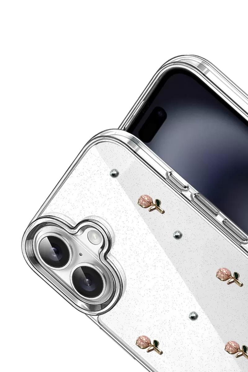 Newface Apple iPhone 16 Fiyonk Desenli Kapak - Desen 6